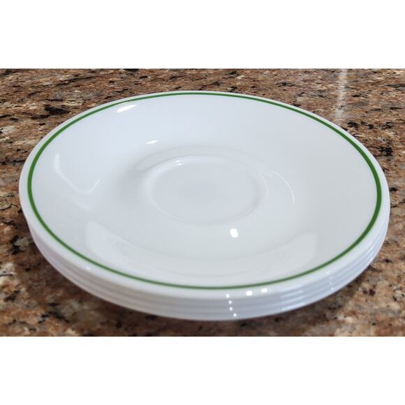 Corelle Green Rim Saucer (Set Of 4) - Picture 16 of 16